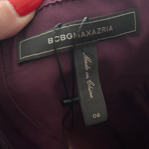 BCBGMaxAzria Deep Purple Mini Dress - Picture 4 of 4